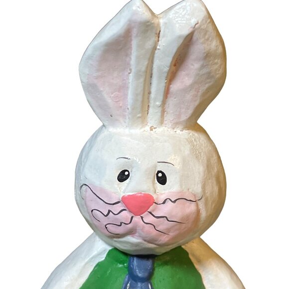 Eddie Walker Midwest Cannon Falls Easter Bunny  Rabbit Blue Neck Tie - Picture 2 of 12